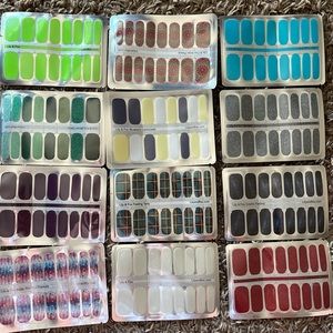 NEW IN PACKAGE! Set of 12 Lily & Fox Nail Stickers